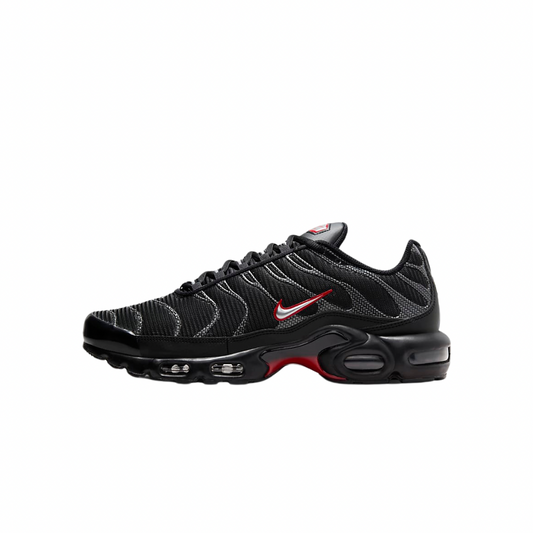 Air Max Plus Noir/University Red/Metallic Silver